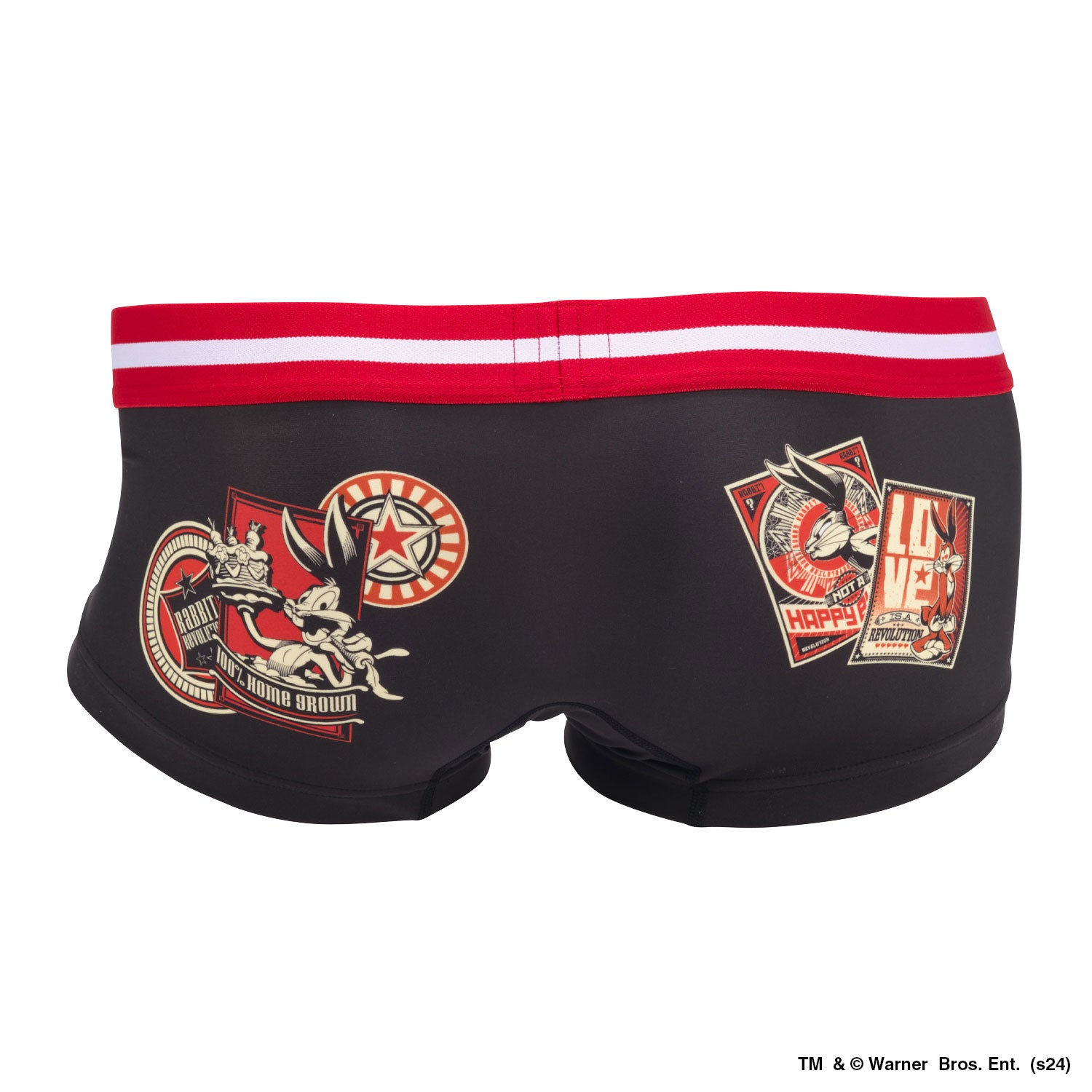 Rabbit Stickerᕱᘏ ゛専用 R＞RABBIT 給油口ステッカー・レギュラー黒 たち・たれ耳共通