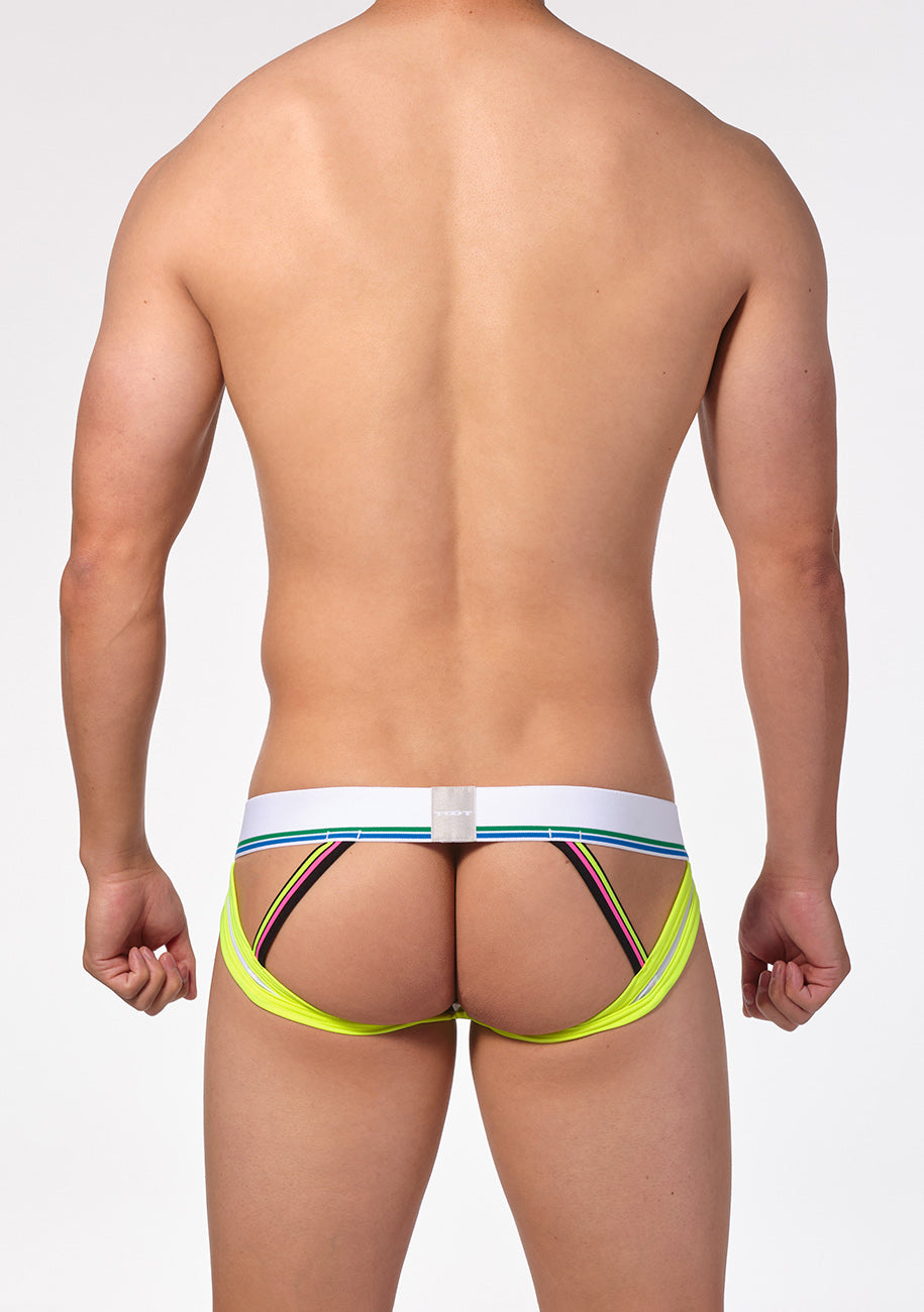 Neon-Line Hip-Strap Jock