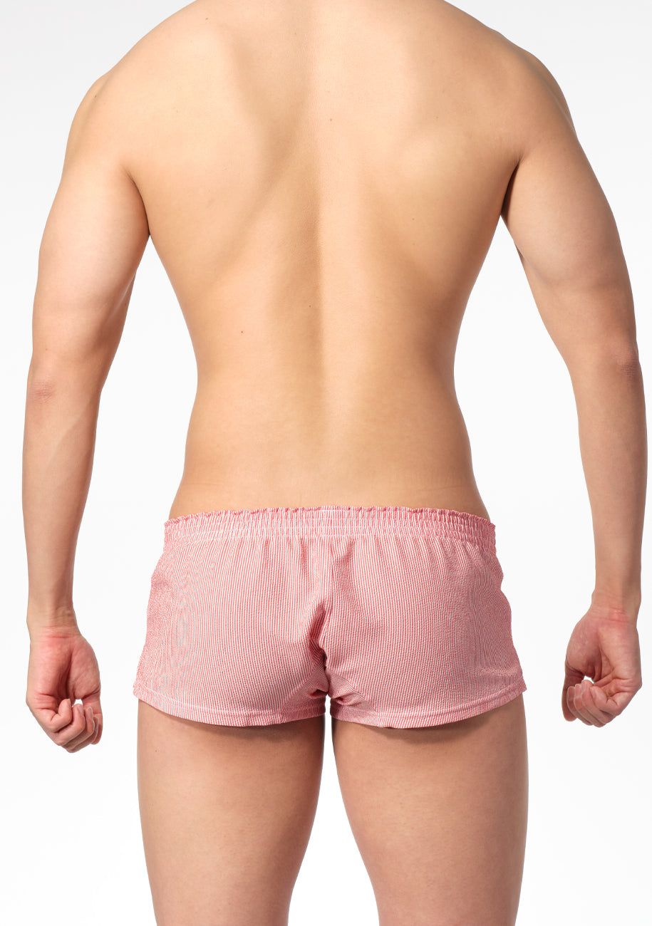 Striped Seersucker Fit Trunks