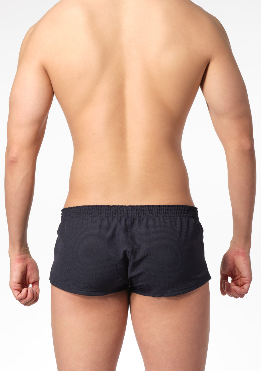Striped Seersucker Fit Trunks