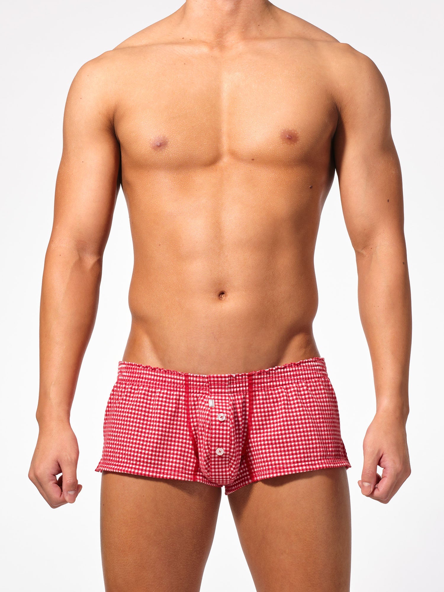 Delave Seersucker Fit Trunks