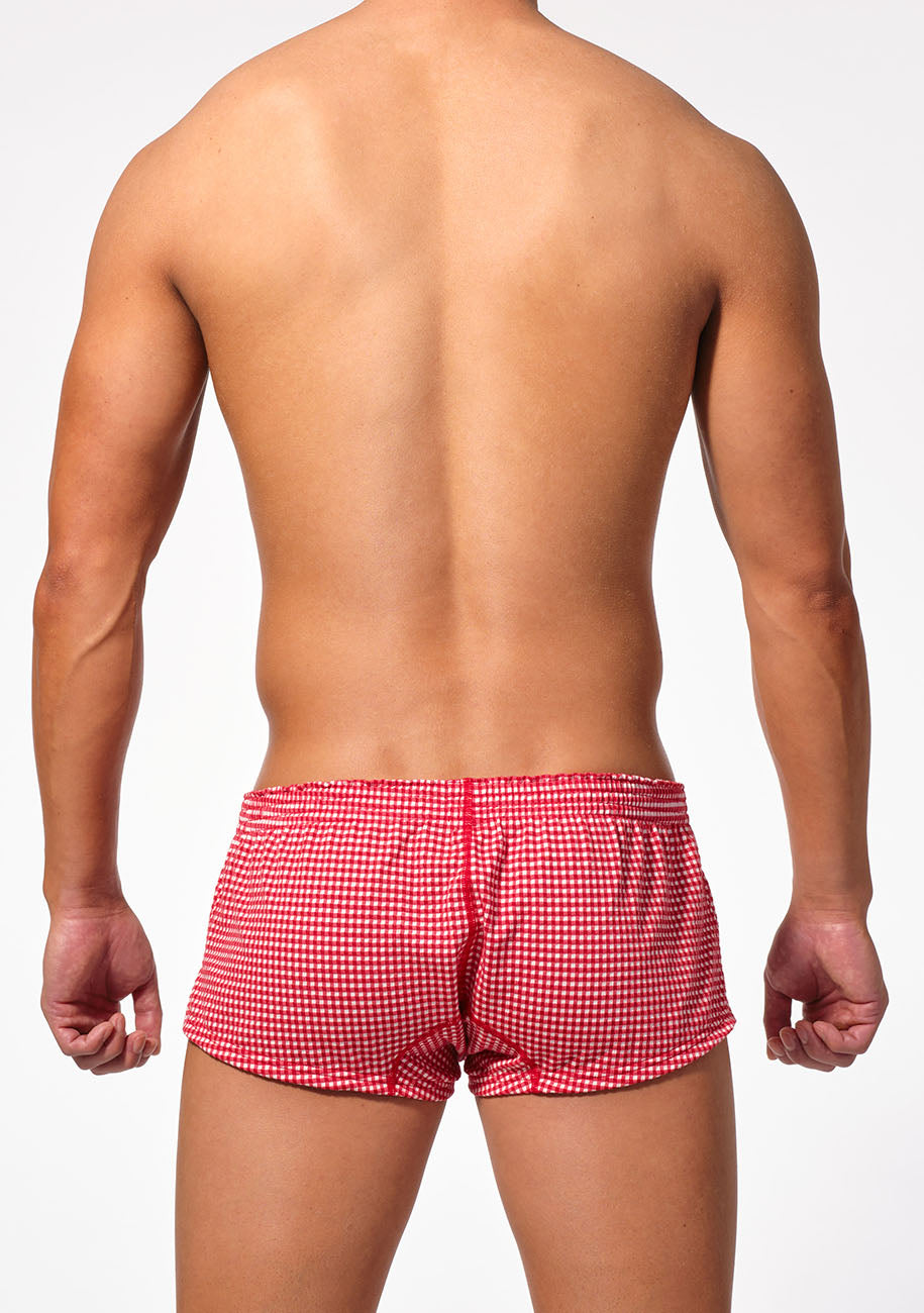 Delave Seersucker Fit Trunks
