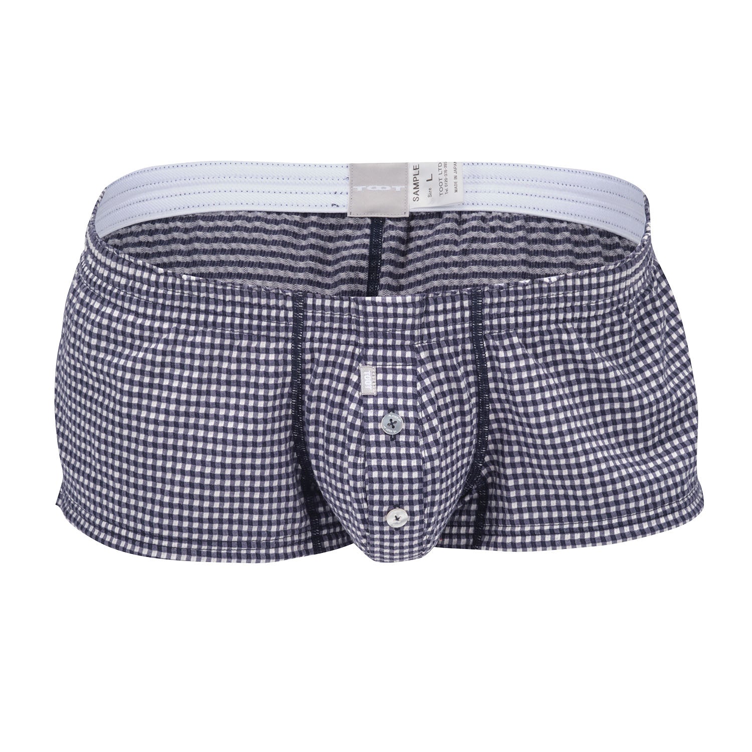 Delave Seersucker Fit Trunks