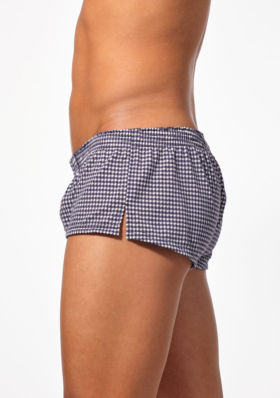 Delave Seersucker Fit Trunks