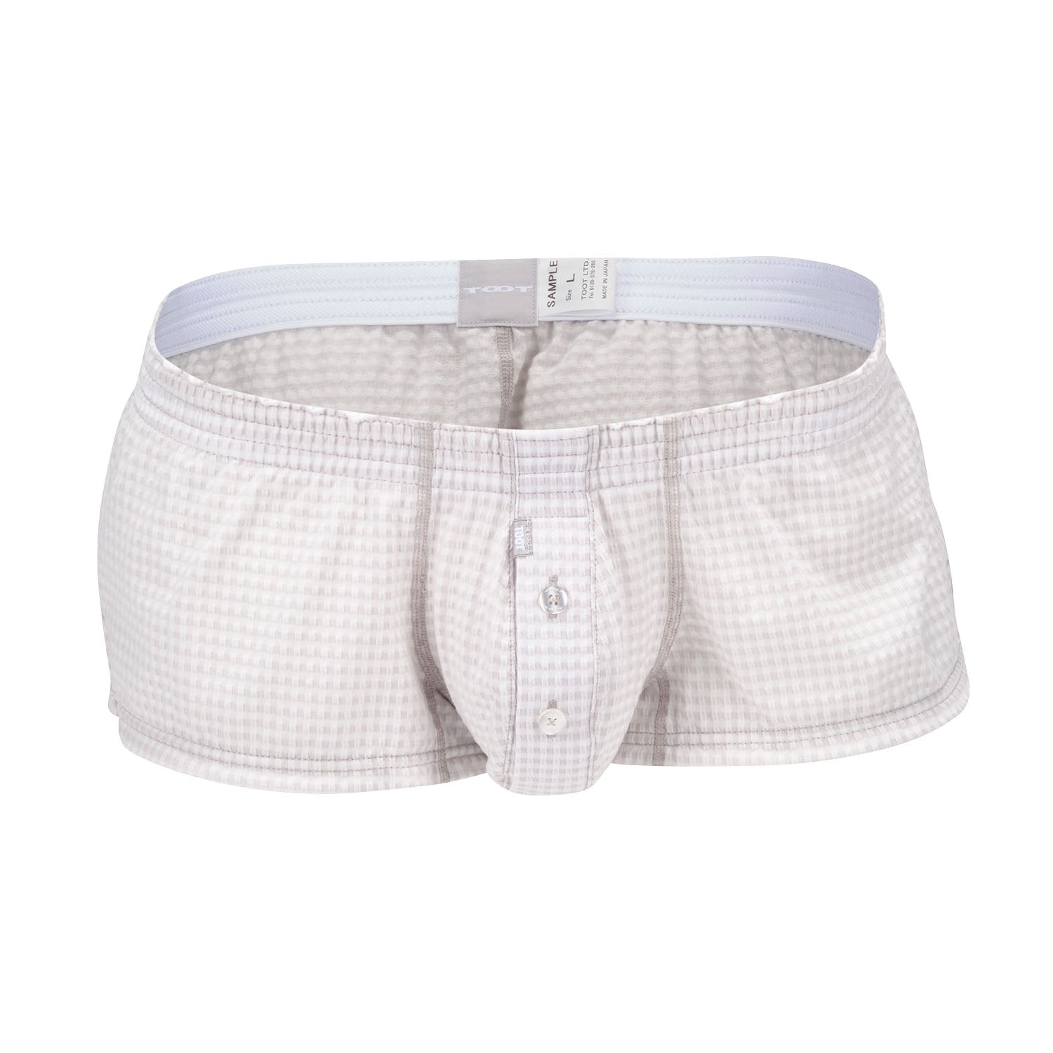 Delave Seersucker Fit Trunks