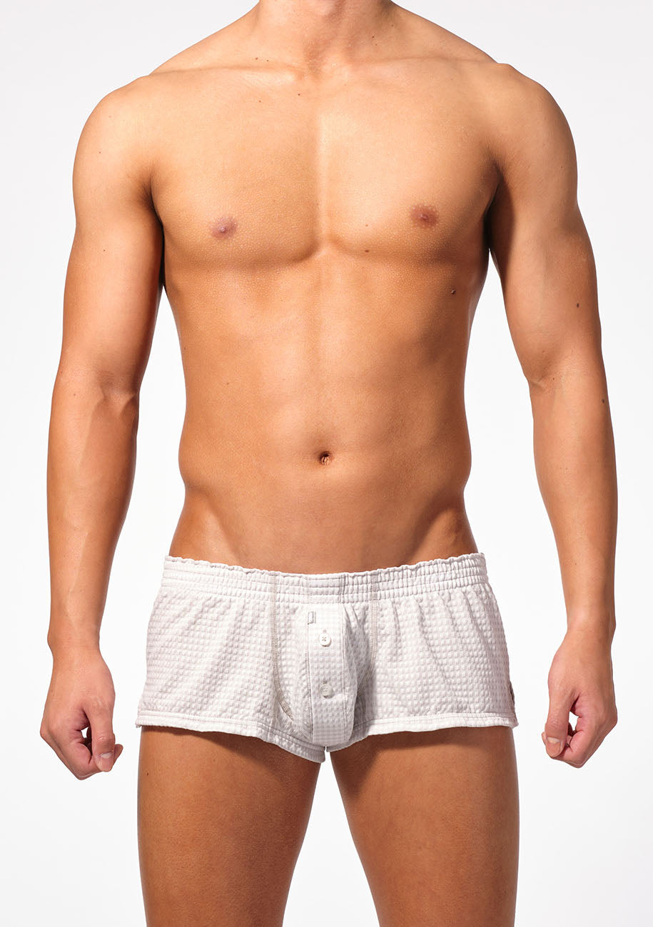 Delave Seersucker Fit Trunks