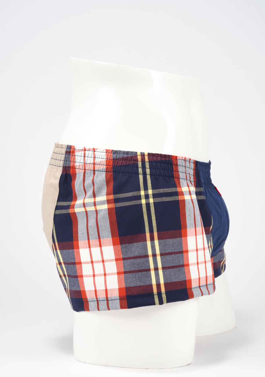 Hybrid Tartan Check Trunks