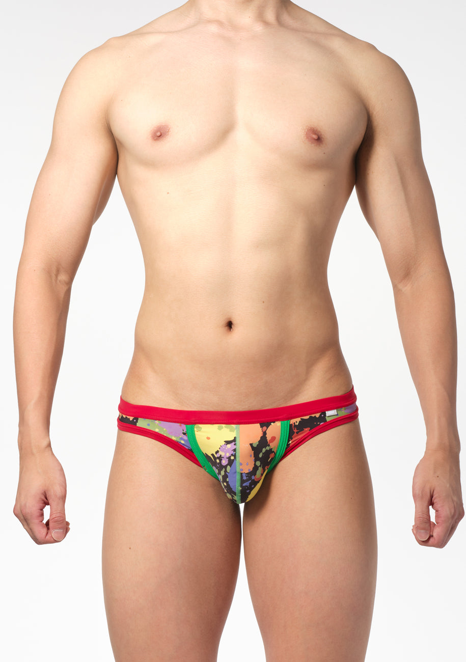 Mixed Paint Thong