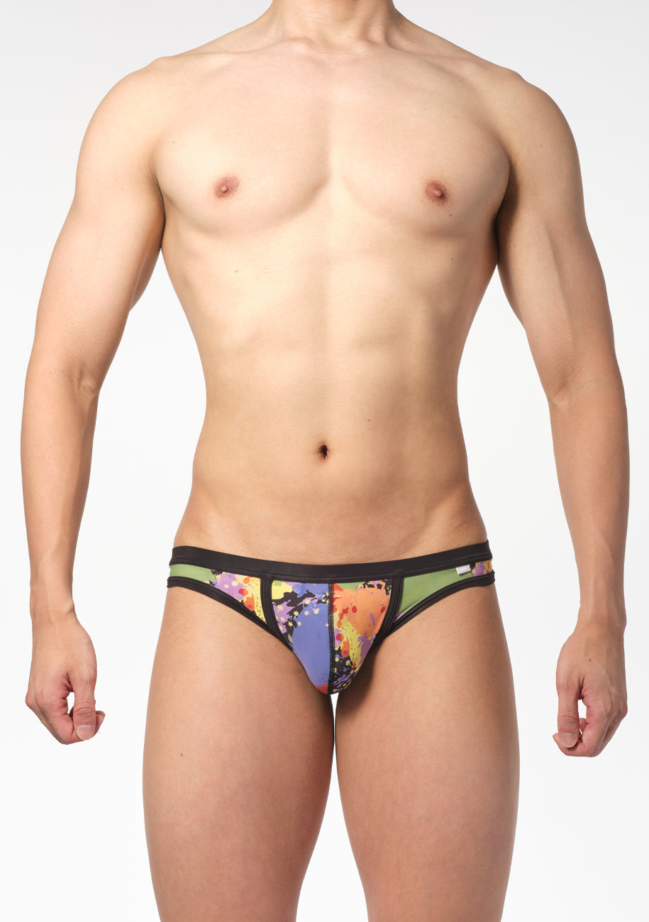 Mixed Paint Thong