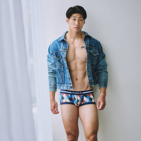 Modern Color Diamond Boxer