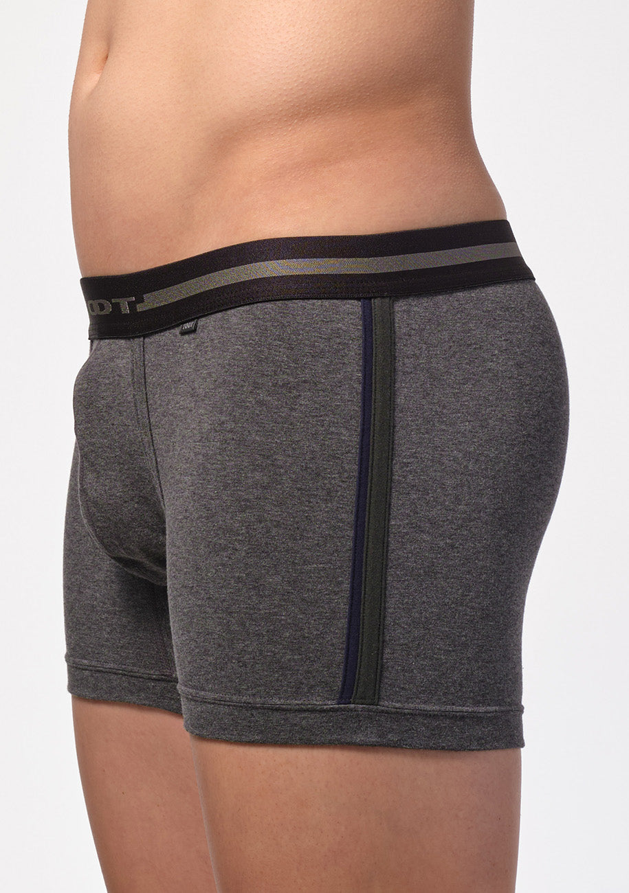 サイドライン コットン ミドルボクサー