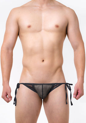 See-Through Side-String Bikini