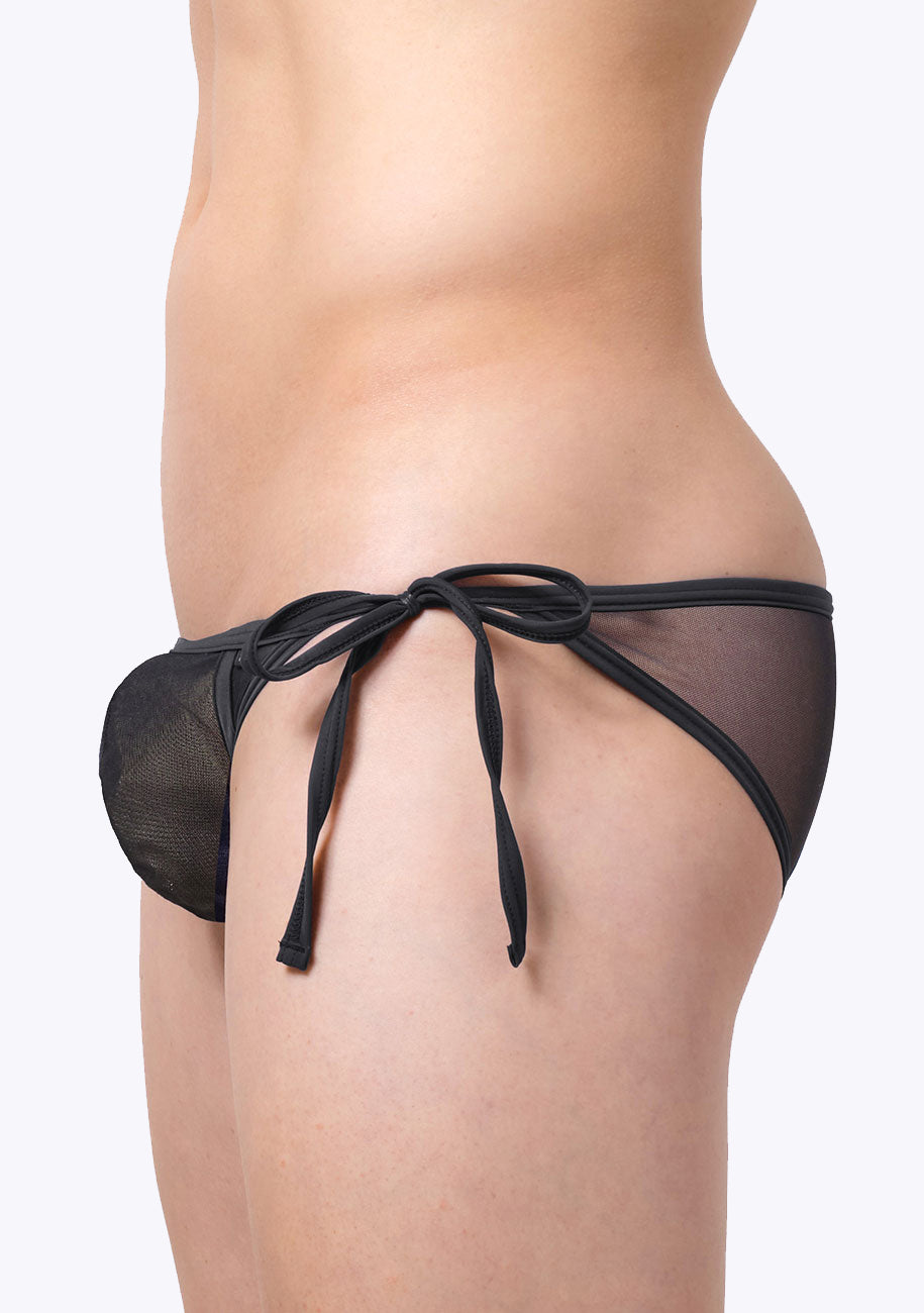 See-Through Side-String Bikini