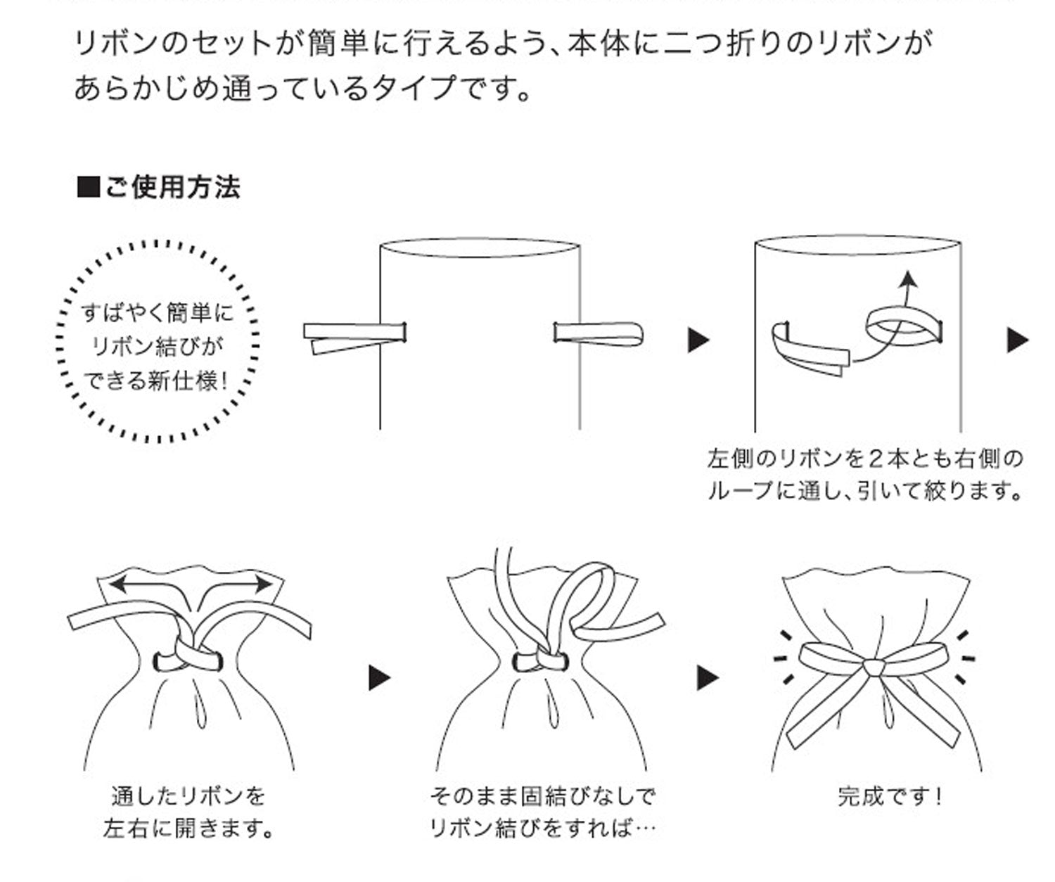 ギフトバッグ（ネイビー）